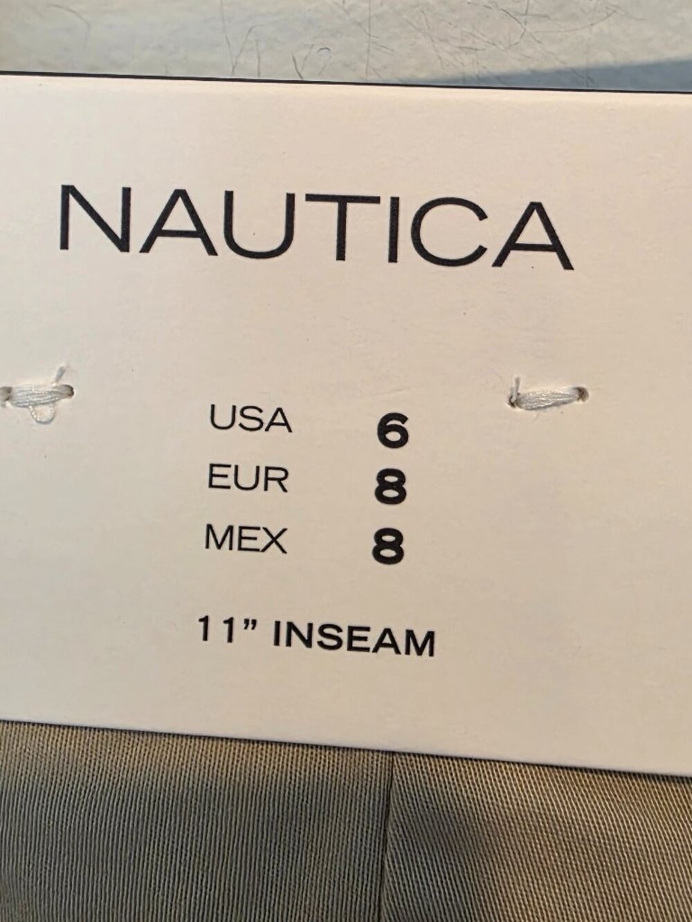 Nautica Bermuda Shorts, Size 6, NWT - Picture 6 of 6